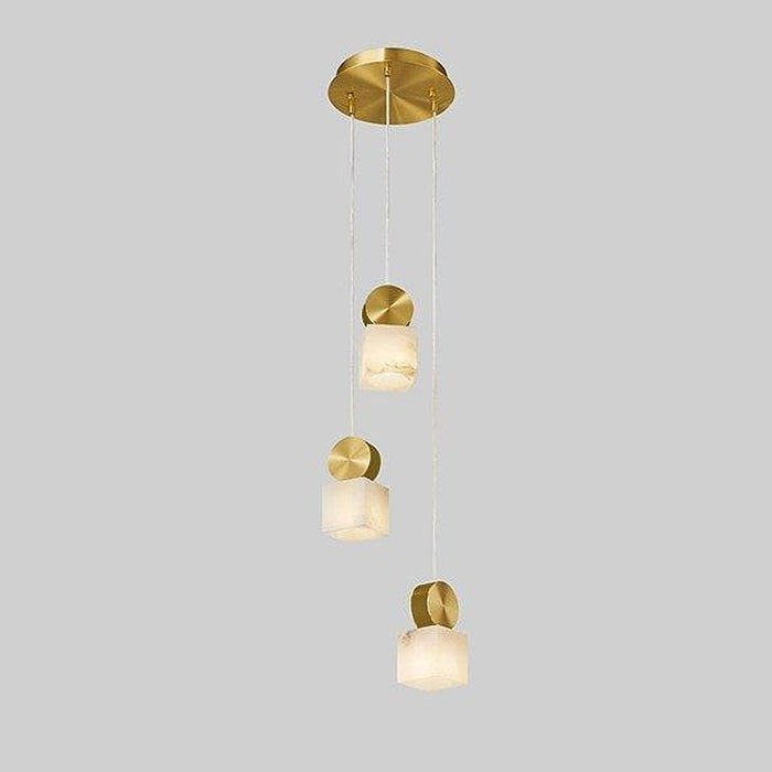 Creative Marble Squares Pendant Lights-DWHOME