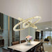 Crystal LED Stainless Steel Chandelier - DWHOME