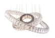 Crystal LED Stainless Steel Chandelier - DWHOME