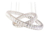 Crystal LED Stainless Steel Chandelier - DWHOME