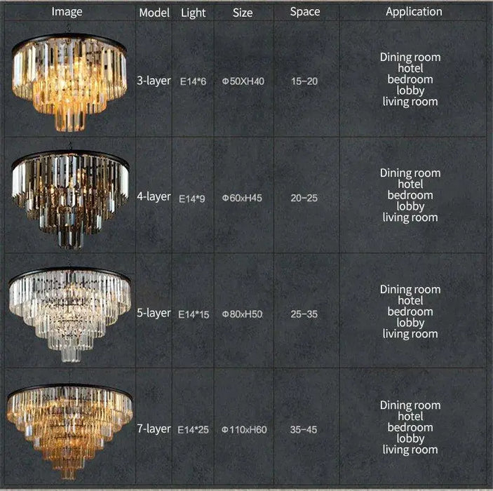 Crystal Luxury Babylon Chandelier - DWHOME