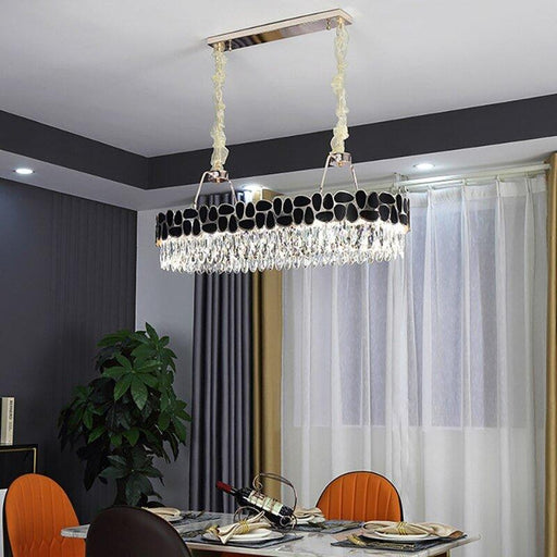 Crystal Luxury Black Art Deco Chandelier - DWHOME