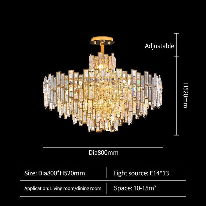 Crystal Luxury Contemporary Chandelier - DWHOME