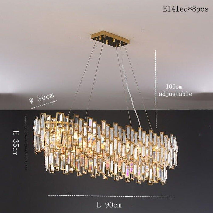 Crystal Luxury Contemporary Chandelier - DWHOME
