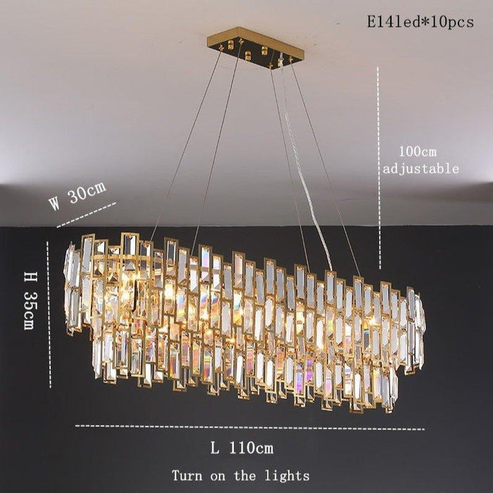 Crystal Luxury Contemporary Chandelier - DWHOME