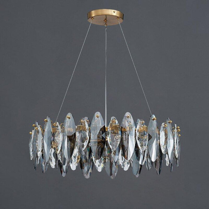 Crystal Luxury Dark Metal Chandelier - DWHOME