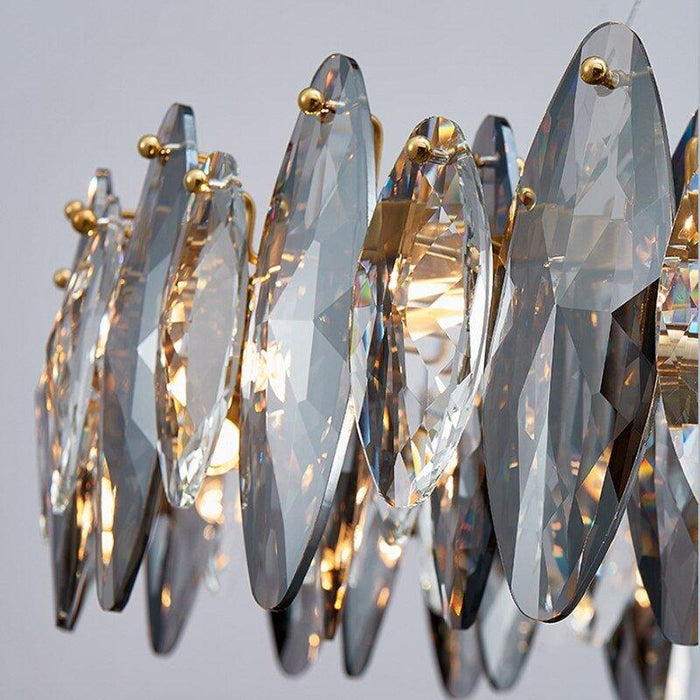 Crystal Luxury Dark Metal Chandelier - DWHOME