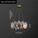 Crystal Luxury Dark Metal Chandelier - DWHOME