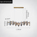 Crystal Luxury Dark Metal Chandelier - DWHOME
