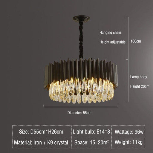 Crystal Luxury Dark Sky Chandelier-DWHOME