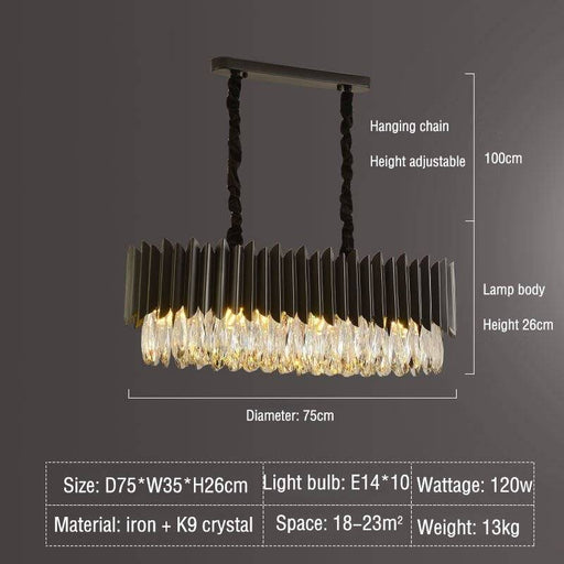 Crystal Luxury Dark Sky Chandelier-DWHOME