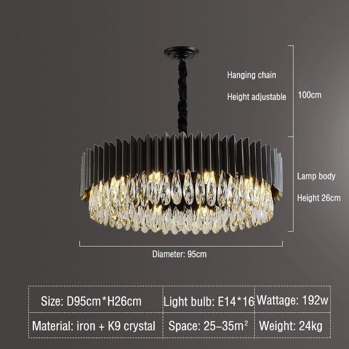 Crystal Luxury Dark Sky Chandelier - DWHOME