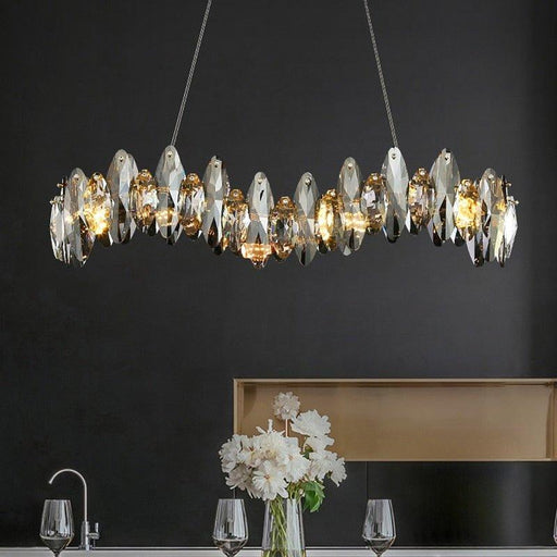 Crystal Luxury Dark Wave Chandelier - DWHOME