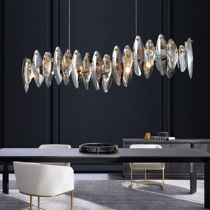 Crystal Luxury Dark Wave Chandelier - DWHOME