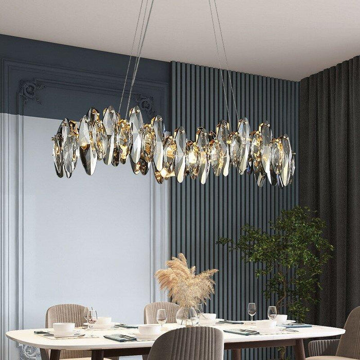 Crystal Luxury Dark Wave Chandelier - DWHOME