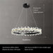 Crystal Luxury Flowery Halo Chandelier - DWHOME