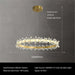 Crystal Luxury Flowery Halo Chandelier - DWHOME
