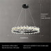 Crystal Luxury Flowery Halo Chandelier - DWHOME