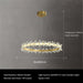 Crystal Luxury Flowery Halo Chandelier - DWHOME