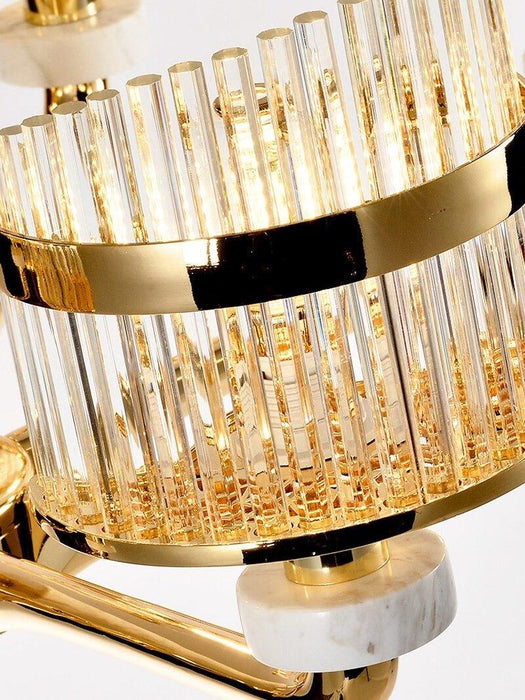Crystal Luxury Golden Chaise Chandelier - DWHOME