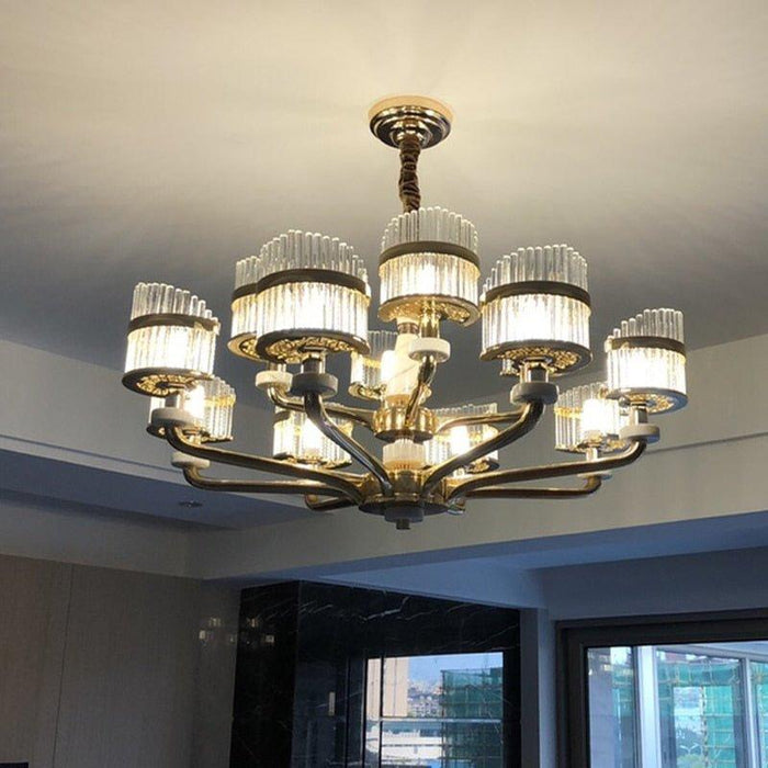 Crystal Luxury Golden Chaise Chandelier - DWHOME