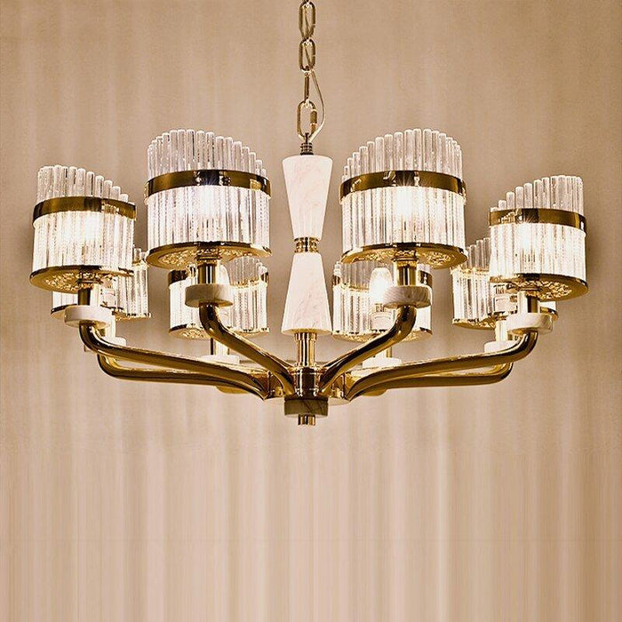Crystal Luxury Golden Chaise Chandelier - DWHOME