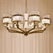Crystal Luxury Golden Chaise Chandelier - DWHOME