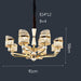 Crystal Luxury Golden Chaise Chandelier - DWHOME