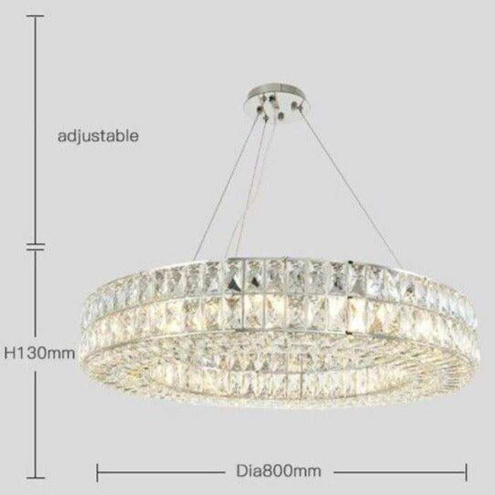 Crystal Luxury Golden Crown Chandelier-DWHOME