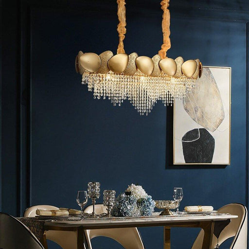 Crystal Luxury Golden Curtain Chandelier - DWHOME