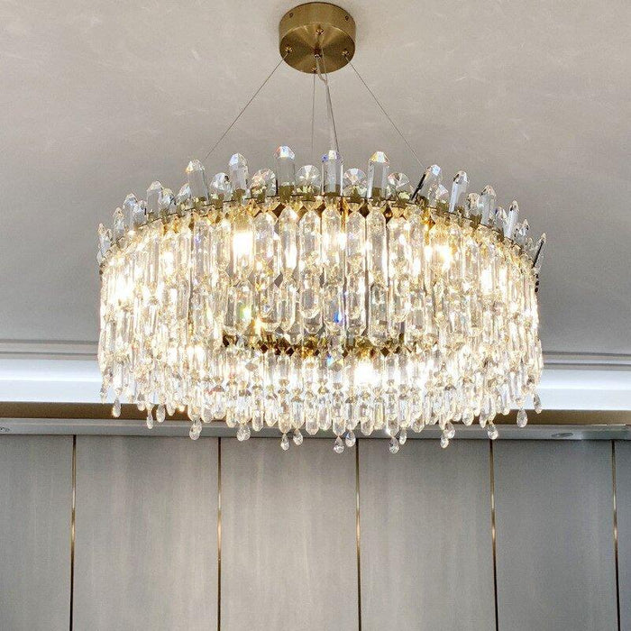 Crystal Luxury Golden Diadem Chandelier - DWHOME