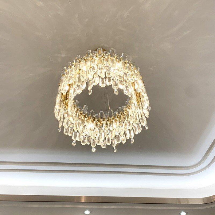 Crystal Luxury Golden Diadem Chandelier - DWHOME