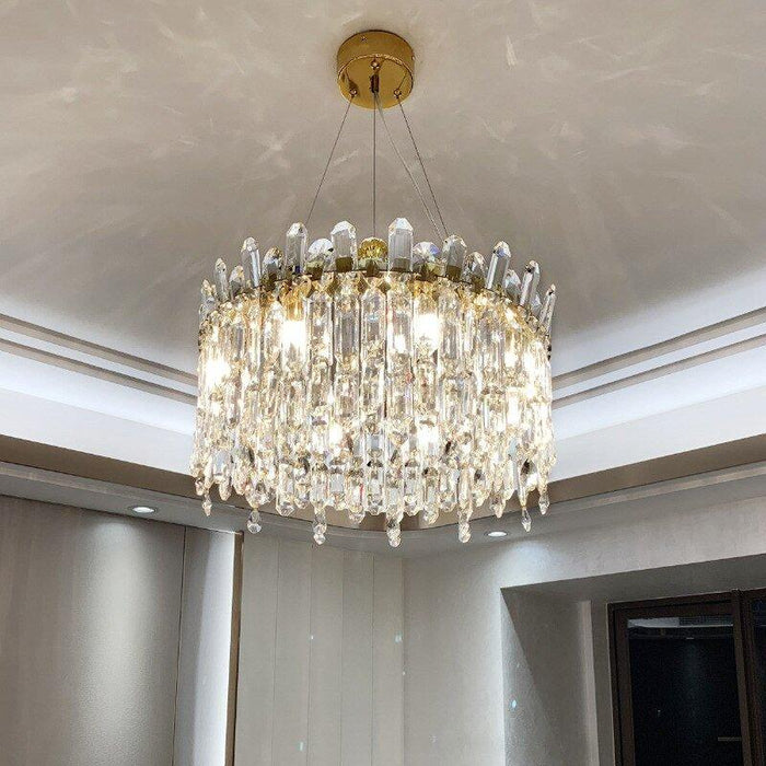 Crystal Luxury Golden Diadem Chandelier - DWHOME