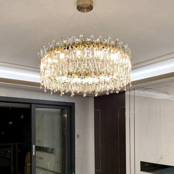 Crystal Luxury Golden Diadem Chandelier - DWHOME