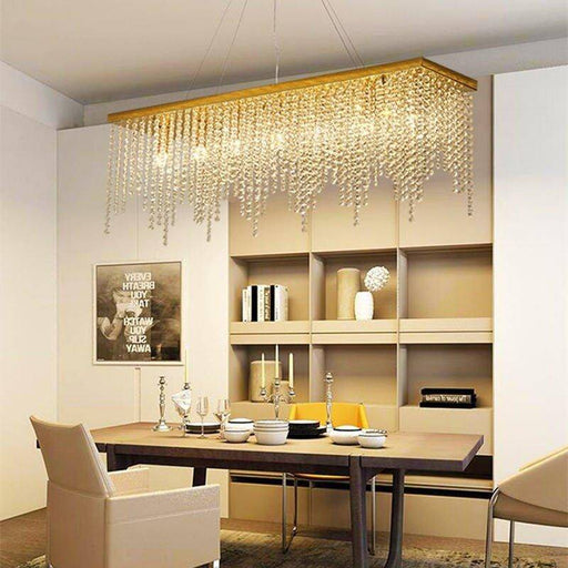 Crystal Luxury Golden Drapes Chandelier - DWHOME