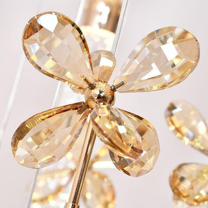 Crystal Luxury Golden Helix Chandelier - DWHOME