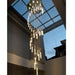 Crystal Luxury Golden Helix Chandelier - DWHOME