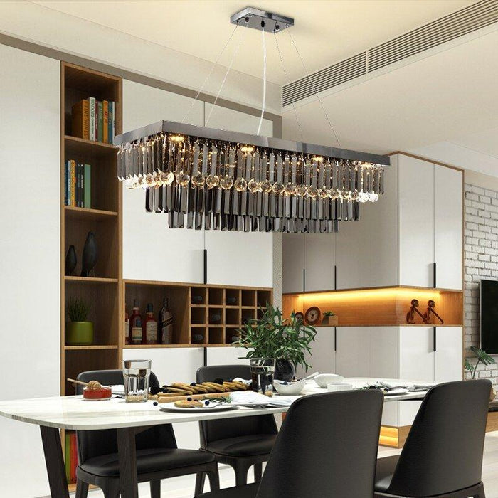 Crystal Luxury Golden Plateau Chandelier - DWHOME