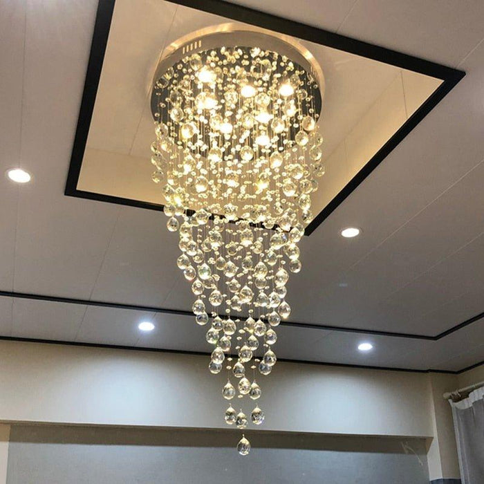 Crystal Luxury Golden Rainstorm Chandelier - DWHOME