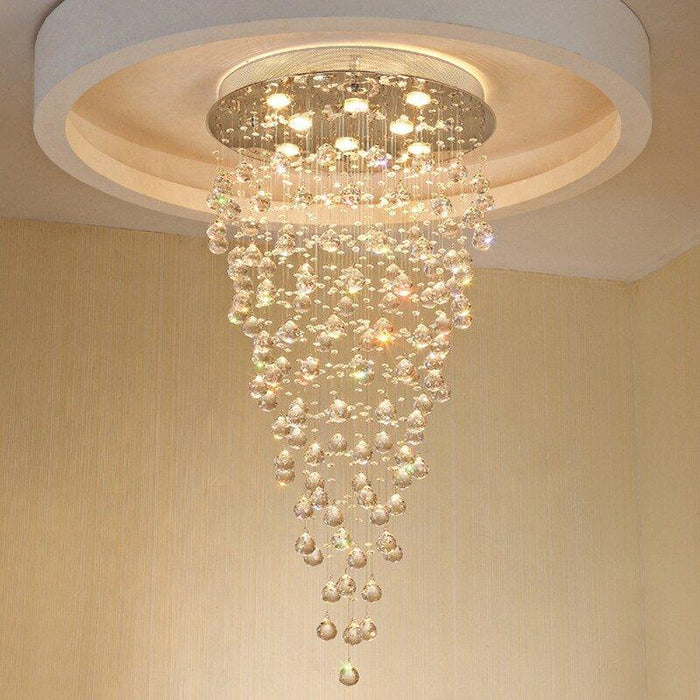 Crystal Luxury Golden Rainstorm Chandelier - DWHOME