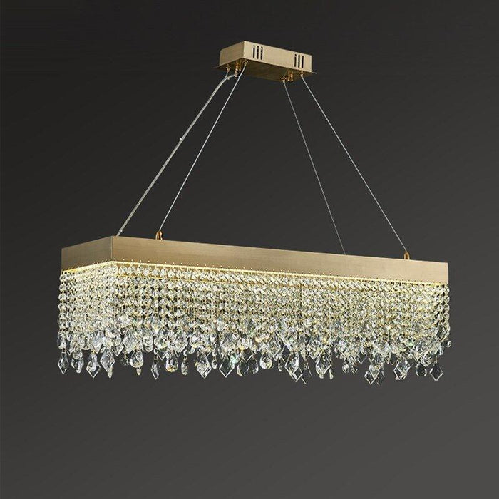 Crystal Luxury Golden Shards Chandelier - DWHOME