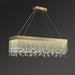 Crystal Luxury Golden Shards Chandelier - DWHOME