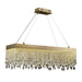 Crystal Luxury Golden Shards Chandelier - DWHOME