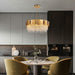 Crystal Luxury Golden Tiara Chandelier - DWHOME