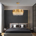 Crystal Luxury Golden Tiara Chandelier - DWHOME