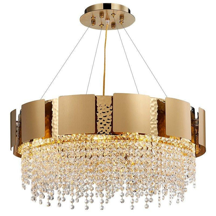Crystal Luxury Golden Tiara Chandelier - DWHOME