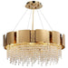 Crystal Luxury Golden Tiara Chandelier - DWHOME