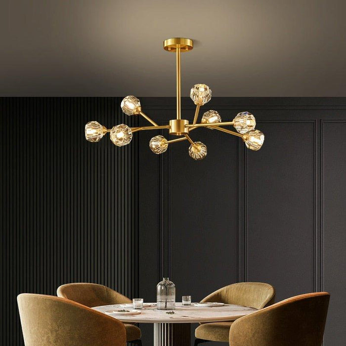 Hendrika Luxury Elegant Glossy Crystal Chandelier - DWHOME