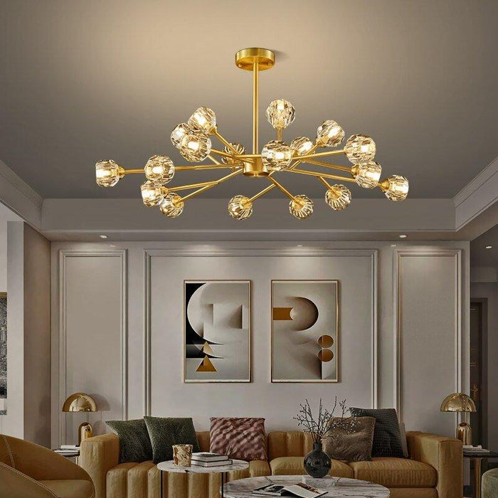 Hendrika Luxury Elegant Glossy Crystal Chandelier - DWHOME