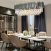 Crystal Luxury Matte Black Chandelier - DWHOME